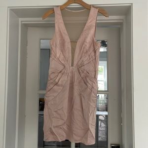 ABS Allen Schwartz Silk Cocktail Dress